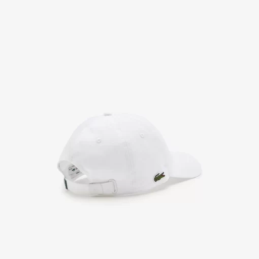 Lacoste Caps & Hüte>Unisex Kappe Aus Bio-Baumwolltwill Weis 001