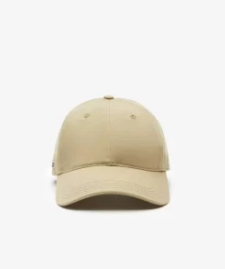 Lacoste Caps & Hüte>Unisex Kappe Aus Bio-Baumwolltwill Beige Cb8