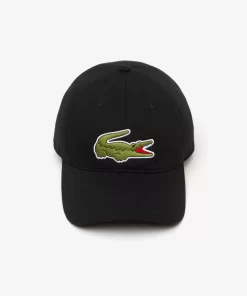 Lacoste Caps & Hüte>Unisex Kappe Aus Bio-Baumwolltwill Schwarz 031