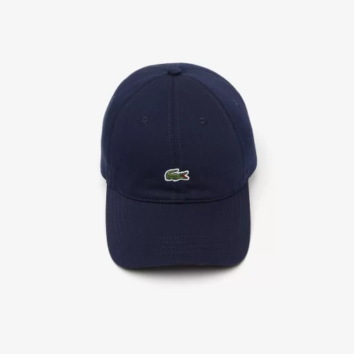 Lacoste Caps & Hüte>Unisex Kappe Aus Bio-Baumwolltwill Navy Blau 166