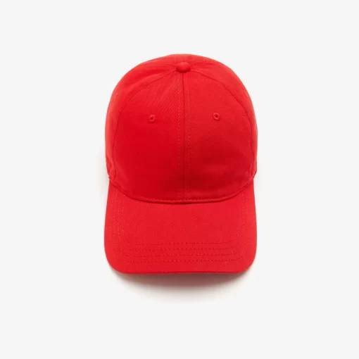 Lacoste Caps & Hüte>Unisex Kappe Aus Bio-Baumwolltwill Rot 240