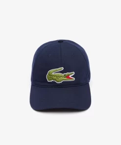 Lacoste Caps & Hüte>Unisex Kappe Aus Bio-Baumwolltwill Navy Blau 166