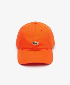 Lacoste Caps & Hüte>Unisex Kappe Aus Bio-Baumwolltwill Orange Sji