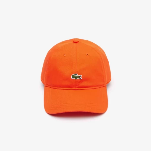 Lacoste Caps & Hüte>Unisex Kappe Aus Bio-Baumwolltwill Orange Sji