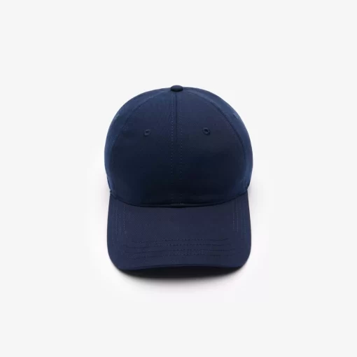 Lacoste Caps & Hüte>Unisex Kappe Aus Bio-Baumwolltwill Navy Blau 166