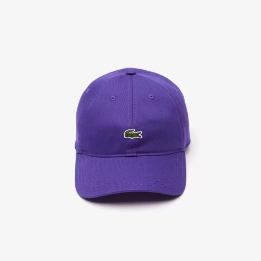 Lacoste Caps & Hüte>Unisex Kappe Aus Bio-Baumwolltwill Lila Sni