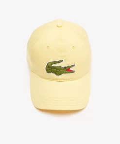 Lacoste Caps & Hüte>Unisex Kappe Aus Bio-Baumwolltwill Gelb 107