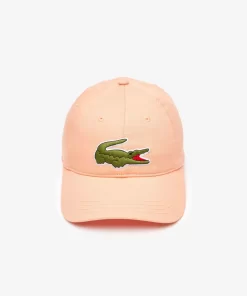 Lacoste Caps & Hüte>Unisex Kappe Aus Bio-Baumwolltwill Hell Orange Heb