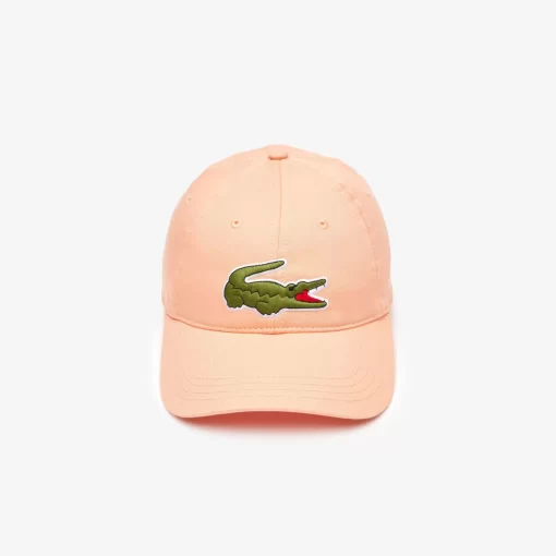 Lacoste Caps & Hüte>Unisex Kappe Aus Bio-Baumwolltwill Hell Orange Heb