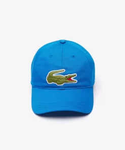 Lacoste Caps & Hüte>Unisex Kappe Aus Bio-Baumwolltwill Blau Siy