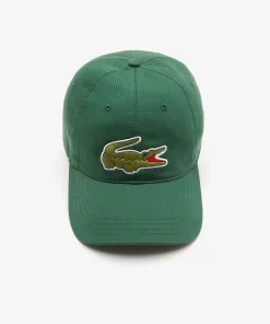 Lacoste Caps & Hüte>Unisex Kappe Aus Bio-Baumwolltwill Grun 132