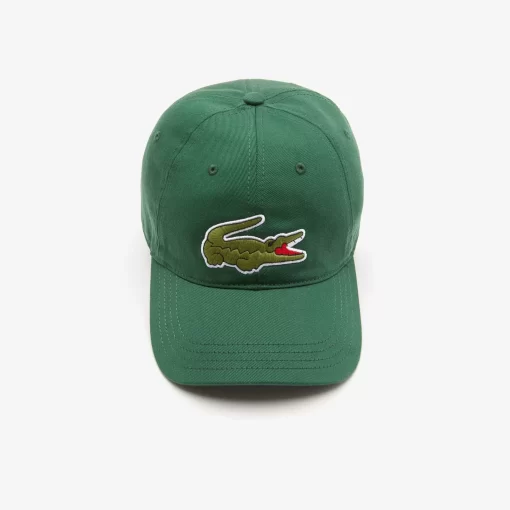 Lacoste Caps & Hüte>Unisex Kappe Aus Bio-Baumwolltwill Grun 132