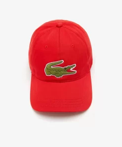 Lacoste Caps & Hüte>Unisex Kappe Aus Bio-Baumwolltwill Rot 240