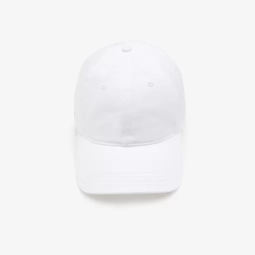 Lacoste Caps & Hüte>Unisex Kappe Aus Bio-Baumwolltwill Weis 001