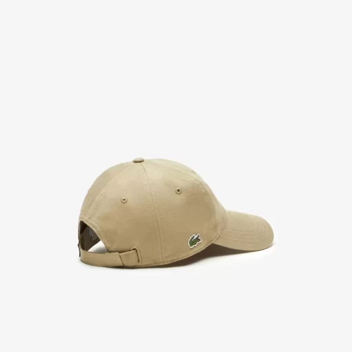 Lacoste Caps & Hüte>Unisex Kappe Aus Bio-Baumwolltwill Beige Cb8