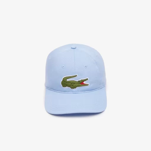 Lacoste Caps & Hüte>Unisex Kappe Aus Bio-Baumwolltwill Pastellblau Hbp