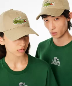 Lacoste Caps & Hüte>Unisex Kappe Aus Bio-Baumwolltwill Beige Cb8