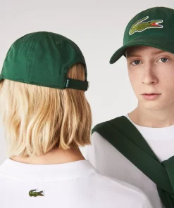 Lacoste Caps & Hüte>Unisex Kappe Aus Bio-Baumwolltwill Grun 132