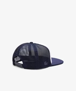 Lacoste Caps & Hüte>Unisex Kappe Aus Mesh Und Neopren Navy Blau / Weis 525