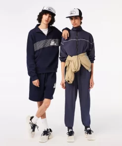 Lacoste Caps & Hüte>Unisex Kappe Aus Mesh Und Neopren Navy Blau / Weis 525