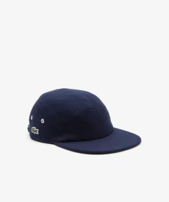 Lacoste Caps & Hüte>Unisex L!Ve Girolle Kappe Aus Baumwollpique Navy Blau 166