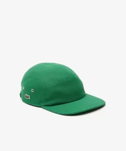 Lacoste Caps & Hüte>Unisex L!Ve Girolle Kappe Aus Baumwollpique Grun Cnq