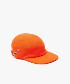 Lacoste Caps & Hüte>Unisex L!Ve Girolle Kappe Aus Baumwollpique Orange Sji