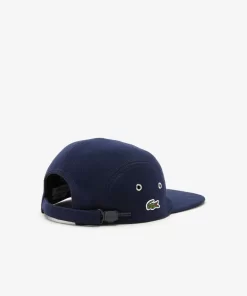 Lacoste Caps & Hüte>Unisex L!Ve Girolle Kappe Aus Baumwollpique Navy Blau 166