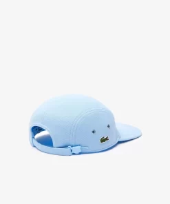 Lacoste Caps & Hüte>Unisex L!Ve Girolle Kappe Aus Baumwollpique Pastellblau Hbp