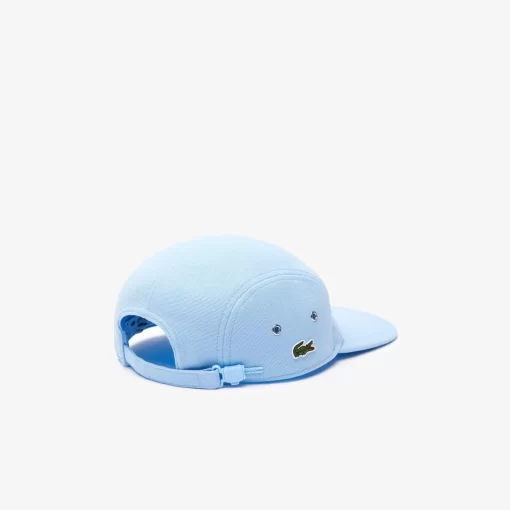 Lacoste Caps & Hüte>Unisex L!Ve Girolle Kappe Aus Baumwollpique Pastellblau Hbp