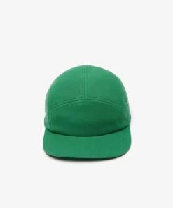 Lacoste Caps & Hüte>Unisex L!Ve Girolle Kappe Aus Baumwollpique Grun Cnq