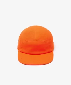 Lacoste Caps & Hüte>Unisex L!Ve Girolle Kappe Aus Baumwollpique Orange Sji