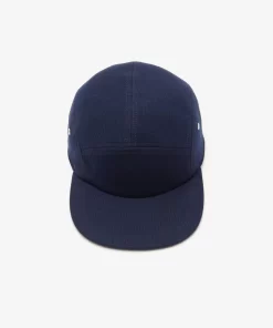 Lacoste Caps & Hüte>Unisex L!Ve Girolle Kappe Aus Baumwollpique Navy Blau 166