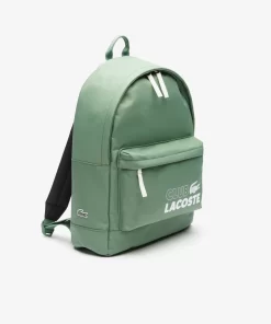 Lacoste Rucksäcke>Unisex Neocroc Rucksack Mit Kontrast-Aufdruck Frene Blanc L75