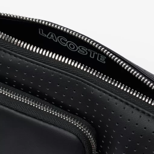 Lacoste Crossbody Taschen>Unisex Schultertasche Perforiert - Klein Black 000