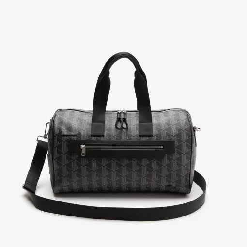 Lacoste Taschen>Unisex The Blend Weekend-Tasche Mit Monogramm-Aufdruck Monogram Noir Gris H45