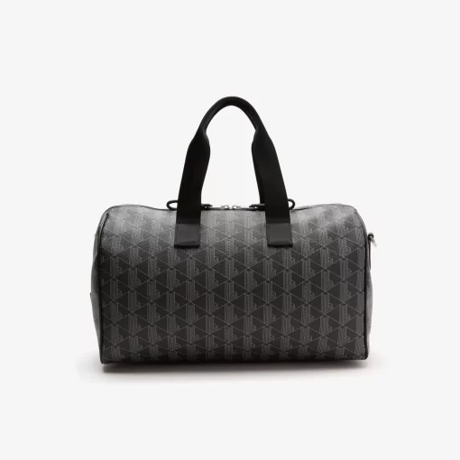 Lacoste Taschen>Unisex The Blend Weekend-Tasche Mit Monogramm-Aufdruck Monogram Noir Gris H45