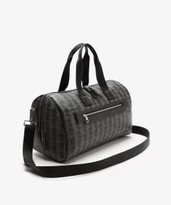 Lacoste Taschen>Unisex The Blend Weekend-Tasche Mit Monogramm-Aufdruck Monogram Noir Gris H45