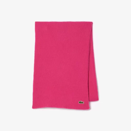 Lacoste Schals & Tucher>Unisex Wollschal Fuschia Rosa Sqi