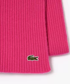 Lacoste Schals & Tucher>Unisex Wollschal Fuschia Rosa Sqi