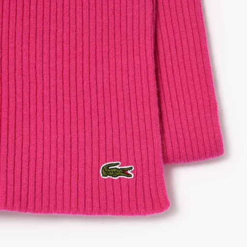 Lacoste Schals & Tucher>Unisex Wollschal Fuschia Rosa Sqi