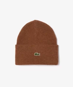 Lacoste Mutzen>Unisex Wool Beanie Braun Six