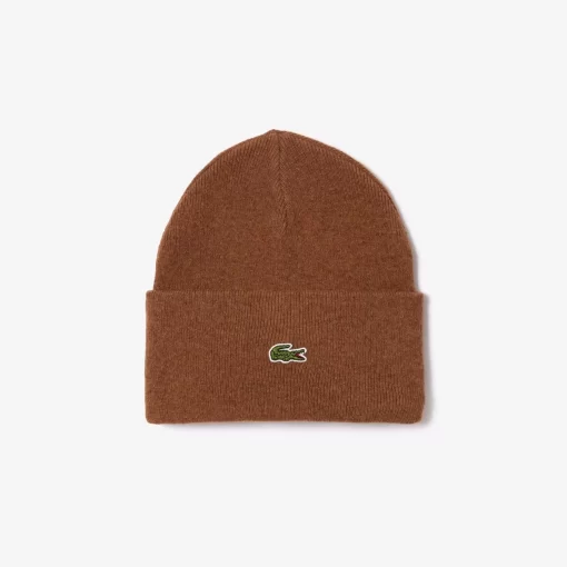 Lacoste Mutzen>Unisex Wool Beanie Braun Six