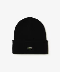 Lacoste Mutzen>Unisex Wool Beanie Schwarz 031