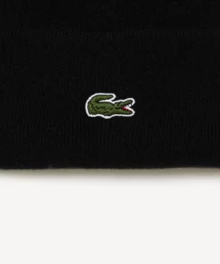 Lacoste Mutzen>Unisex Wool Beanie Schwarz 031