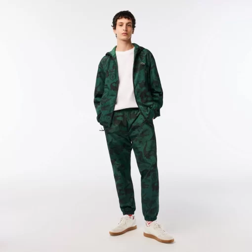 Lacoste Jacken & Mäntel>Unisex X Netflix Kapuzenjacke Mit Aufdruck Weis C50