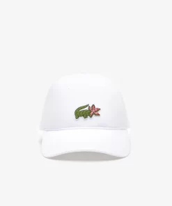 Lacoste Caps & Hüte>Unisex X Netflix Krokodil-Kappe Weis Vih