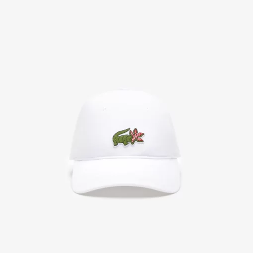 Lacoste Caps & Hüte>Unisex X Netflix Krokodil-Kappe Weis Vih