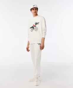 Lacoste Caps & Hüte>Unisex X Netflix Krokodil-Kappe Weis Viq