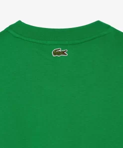 Lacoste T-Shirts>Unisex T-Shirt Aus Bio-Baumwolle Mit Grosem Krokodil Grun Siw